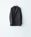 【ANTHEM A】WOOL CASHMERE POPLIN MELTON JACKET - CHARCOAL