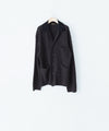 【ANTHEM A】SPARKLE MOSS STITCH KNIT JACKET - CHARCOAL