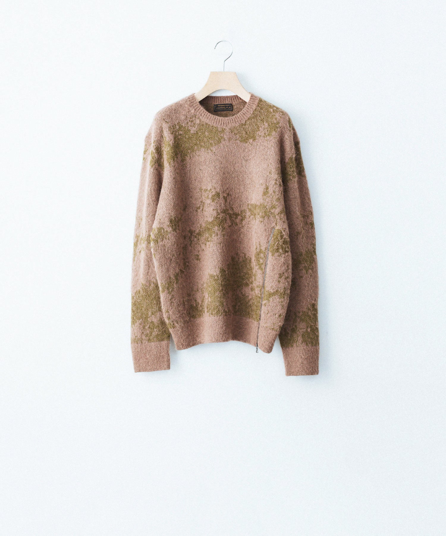 ANTHEM A / アンセムエー】SURI-ALPACA JACQUARD KNIT PULLOVER