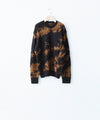【ANTHEM A】SURI-ALPACA JACQUARD KNIT PULLOVER - BLACK