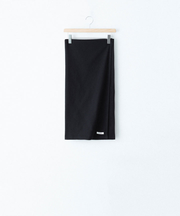 INTÉRIM - インテリムのSILK NOIL SQUARE CLOTH STOLEのBLACK公式通販サイトsession福岡セレクトショップ