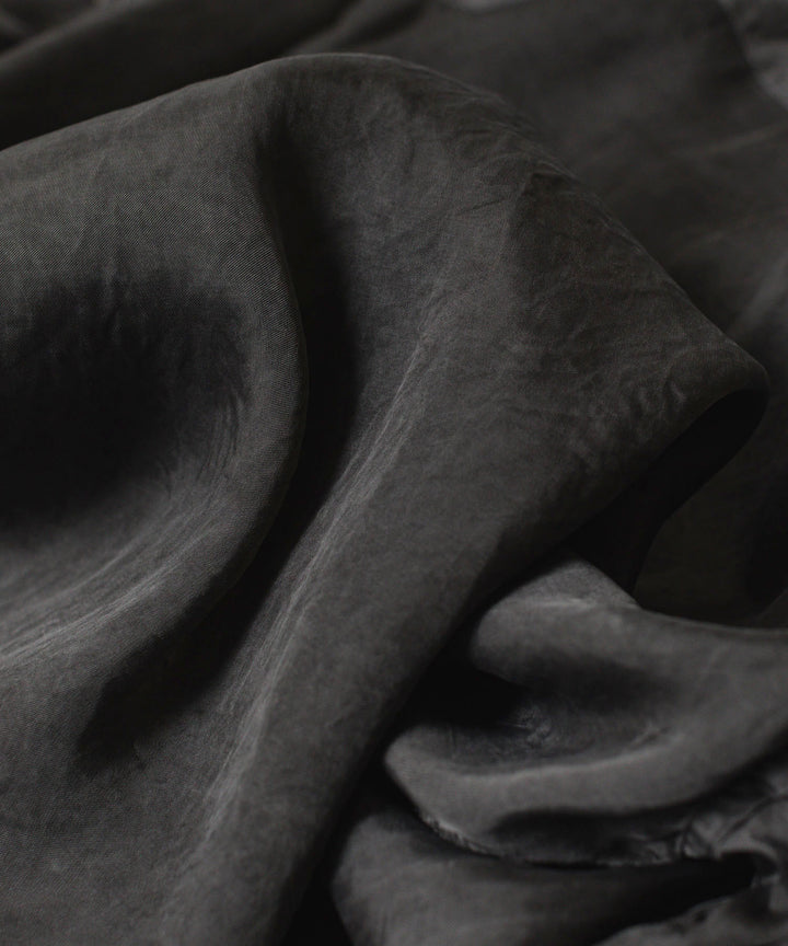 ANTHEM A-アンセムエーのPIGMENT CUPRO OPEN COLLAR SHIRTのCHARCOAL 公式通販サイトsession福岡セレクトショップ