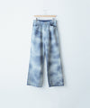 【ANTHEM A】HAND VINTAGE DYED SPARKLE JEANS -  FOG BLUE