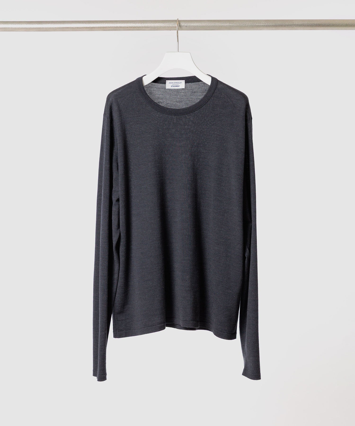 ATTACHMENT アタッチメントの× JOHN SMEDLEY MERINO EXTRAFINE WELTED CREW NECK L/S - D.NAVYの公式通販サイトsession福岡セレクトショップ