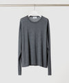 【 ATTACHMENT × JOHN SMEDLEY 】× JOHN SMEDLEY MERINO EXTRAFINE WELTED CREW NECK L/S - D.GRAY
