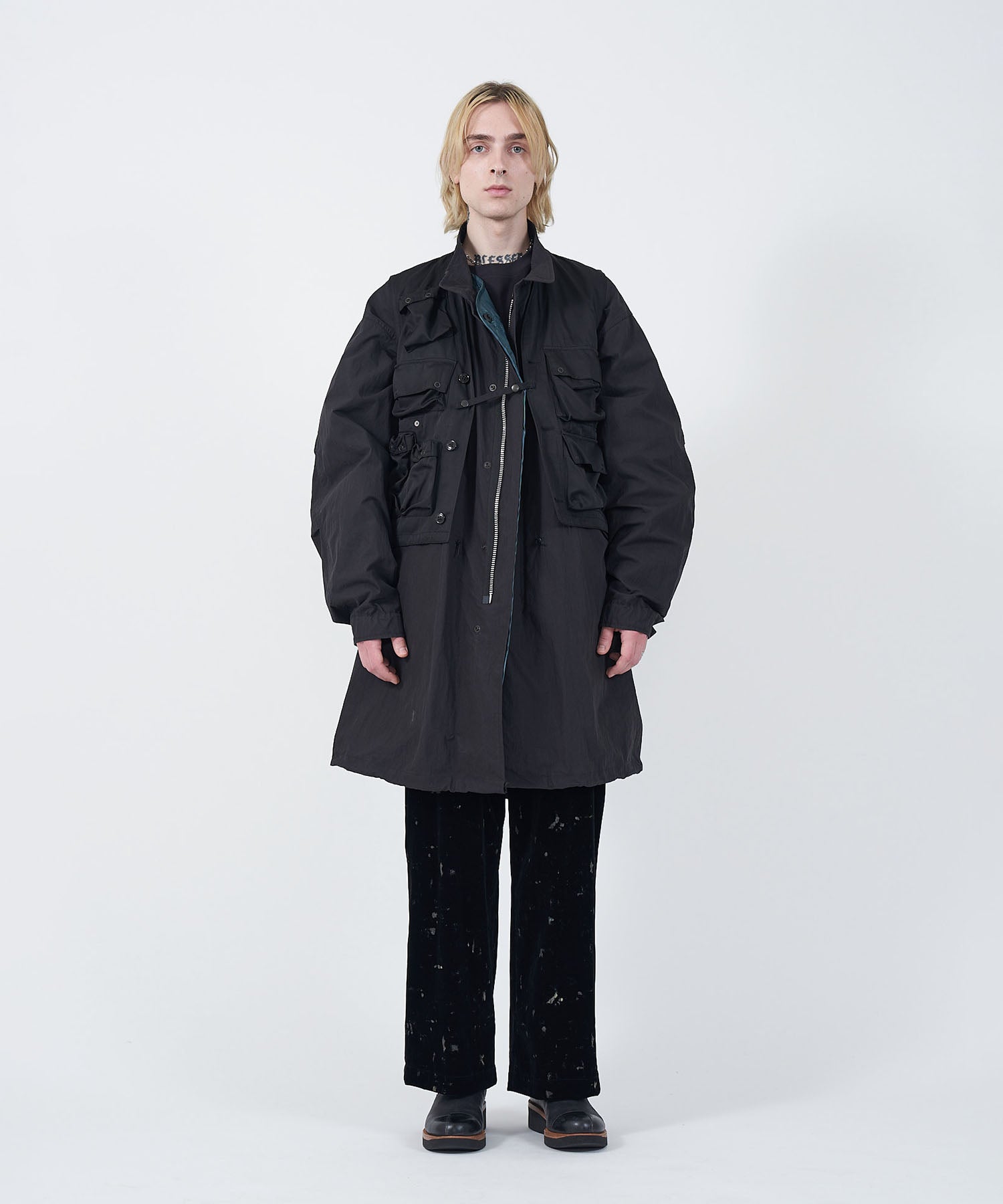  ANTHEM Aアンセムエー のMILITARY MULTI WAY OVER COAT - BLACKの公式通販サイトsession福岡セレクトショップ