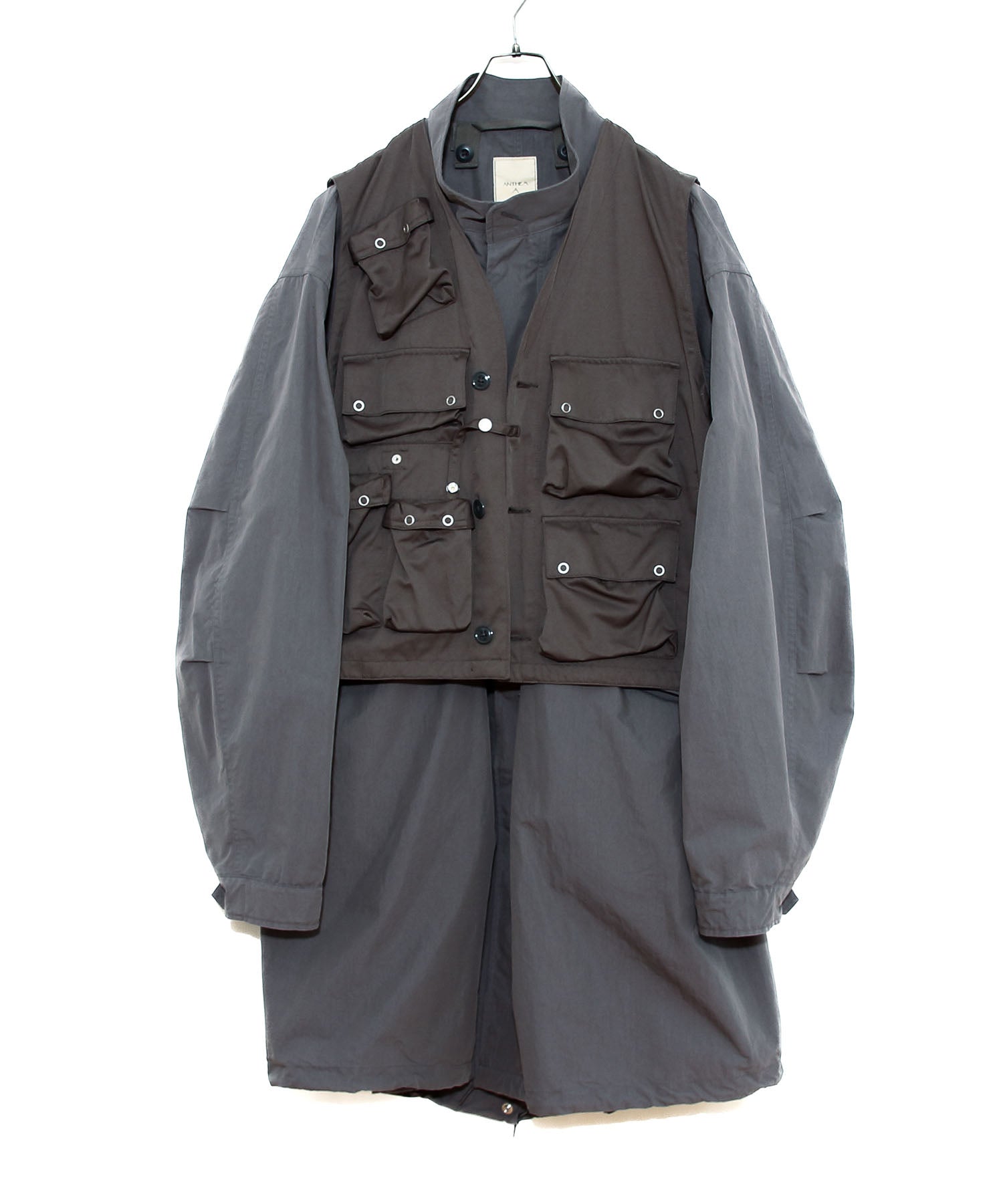  ANTHEM Aアンセムエー のMILITARY MULTI WAY OVER COAT - STEEL GRAYの公式通販サイトsession福岡セレクトショップ