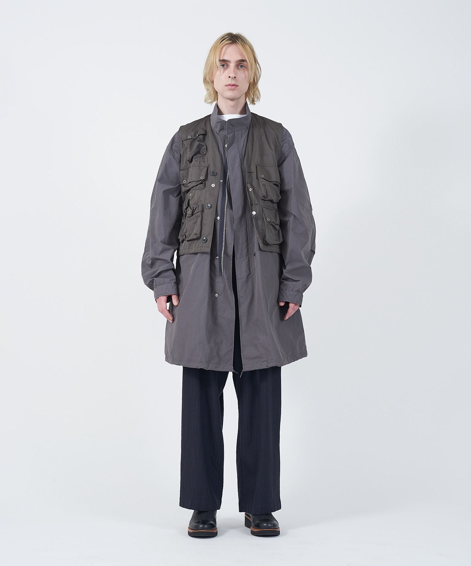  ANTHEM Aアンセムエー のMILITARY MULTI WAY OVER COAT - STEEL GRAYの公式通販サイトsession福岡セレクトショップ