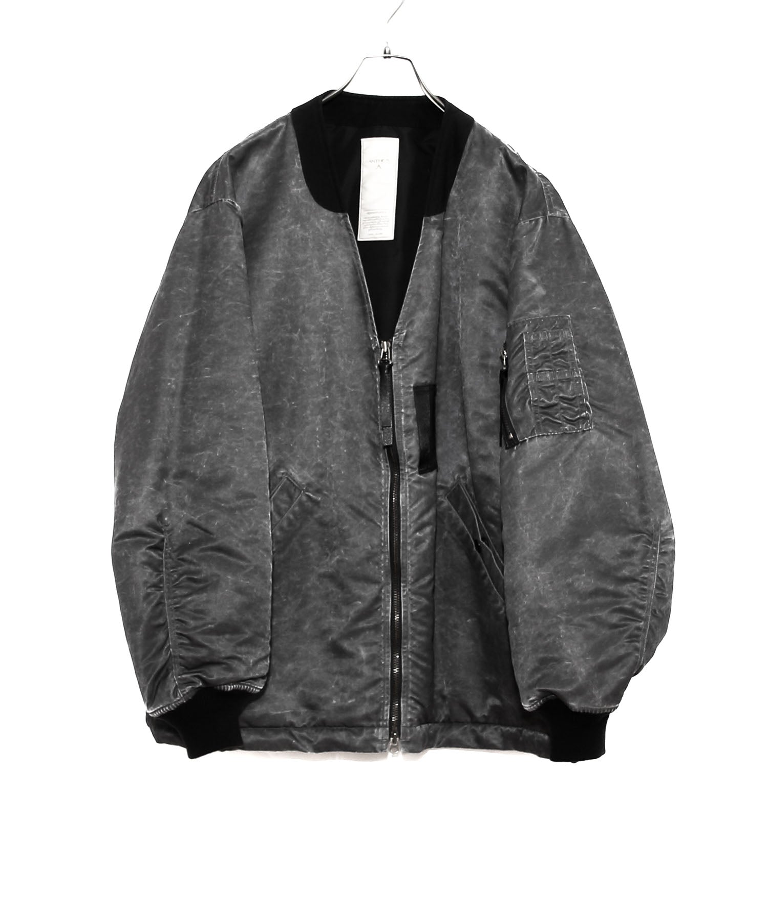  ANTHEM Aアンセムエー のOVERSIZED COLLARLESS MILITARY BLOUSON - BLACKの公式通販サイトsession福岡セレクトショップ