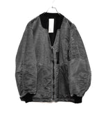 画像をギャラリービューアに読み込む,  ANTHEM Aアンセムエー のOVERSIZED COLLARLESS MILITARY BLOUSON - BLACKの公式通販サイトsession福岡セレクトショップ
