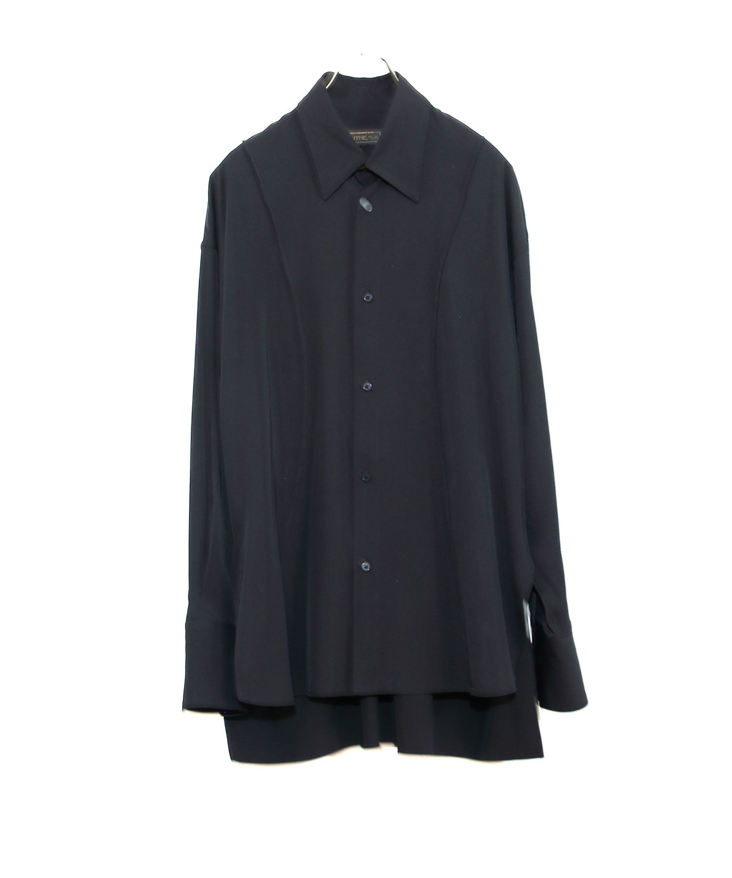  ANTHEM Aアンセムエー のVISCOSE TWILL SHAPE LINE SHIRT - BLACKの公式通販サイトsession福岡セレクトショップ