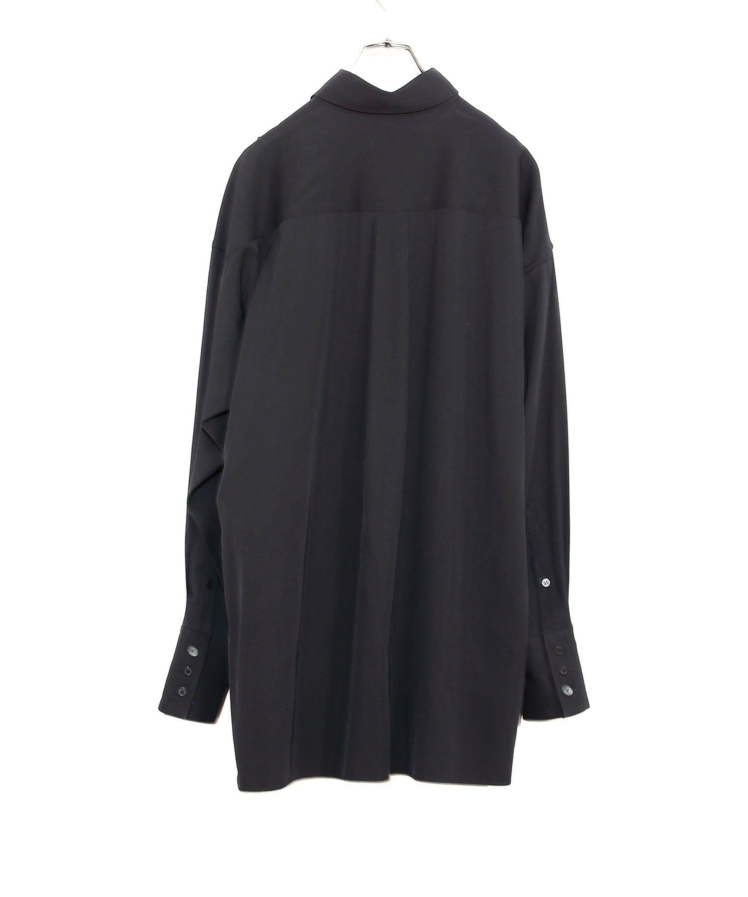  ANTHEM Aアンセムエー のVISCOSE TWILL SHAPE LINE SHIRT - BLACKの公式通販サイトsession福岡セレクトショップ