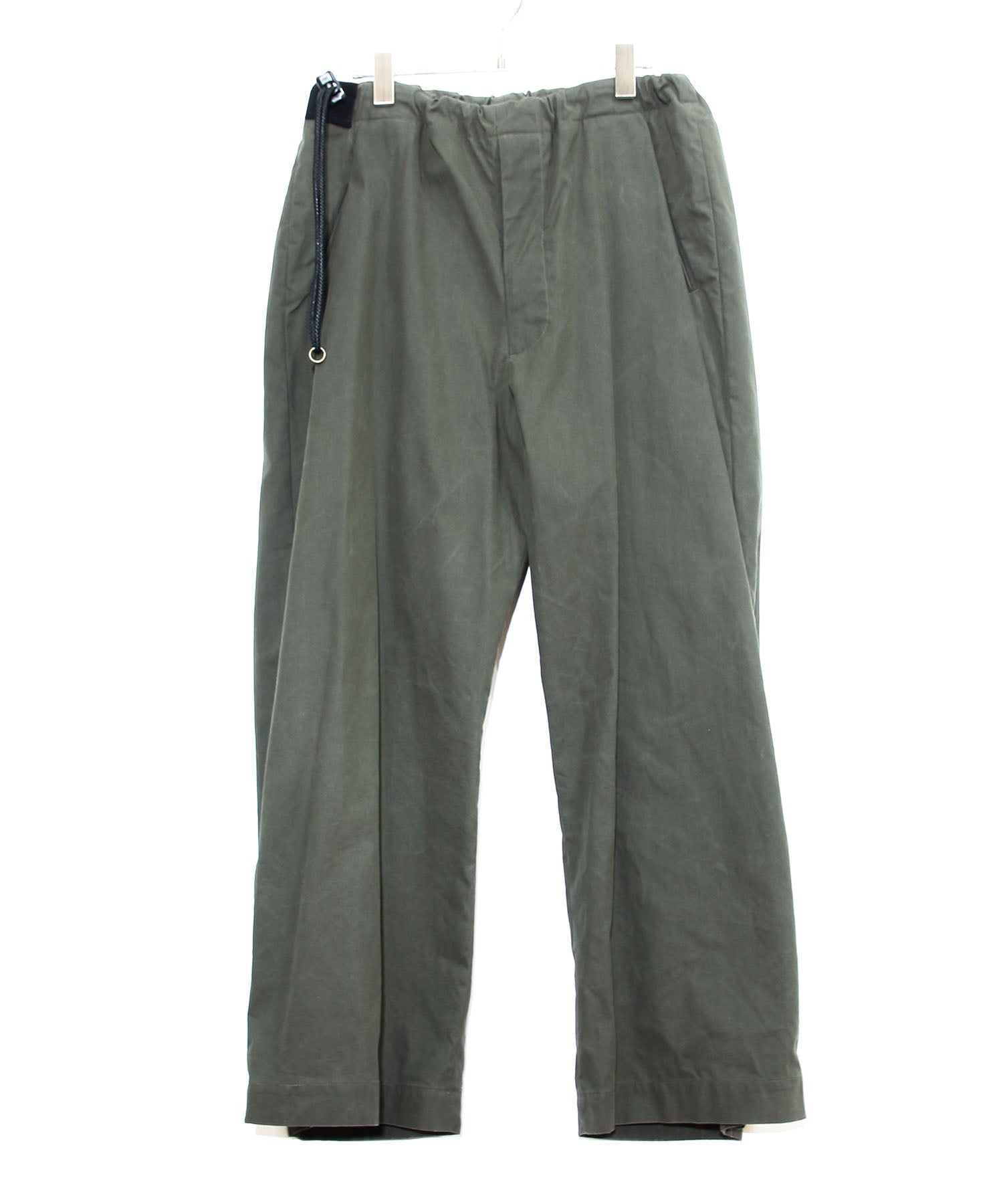  ANTHEM Aアンセムエー のCOTTON TWILL NO-BRAINER PANTS - OLIVEの公式通販サイトsession福岡セレクトショップ