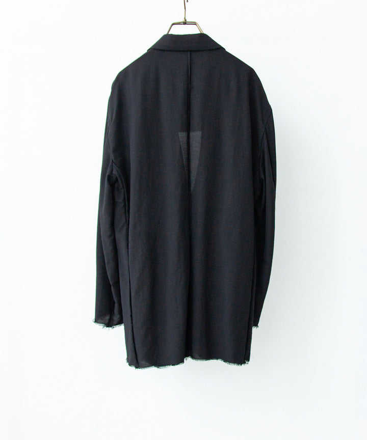  ANTHEM Aアンセムエー のWOOL RAYON TROPICAL BROKEN JACKET - BLACKの公式通販サイトsession福岡セレクトショップ