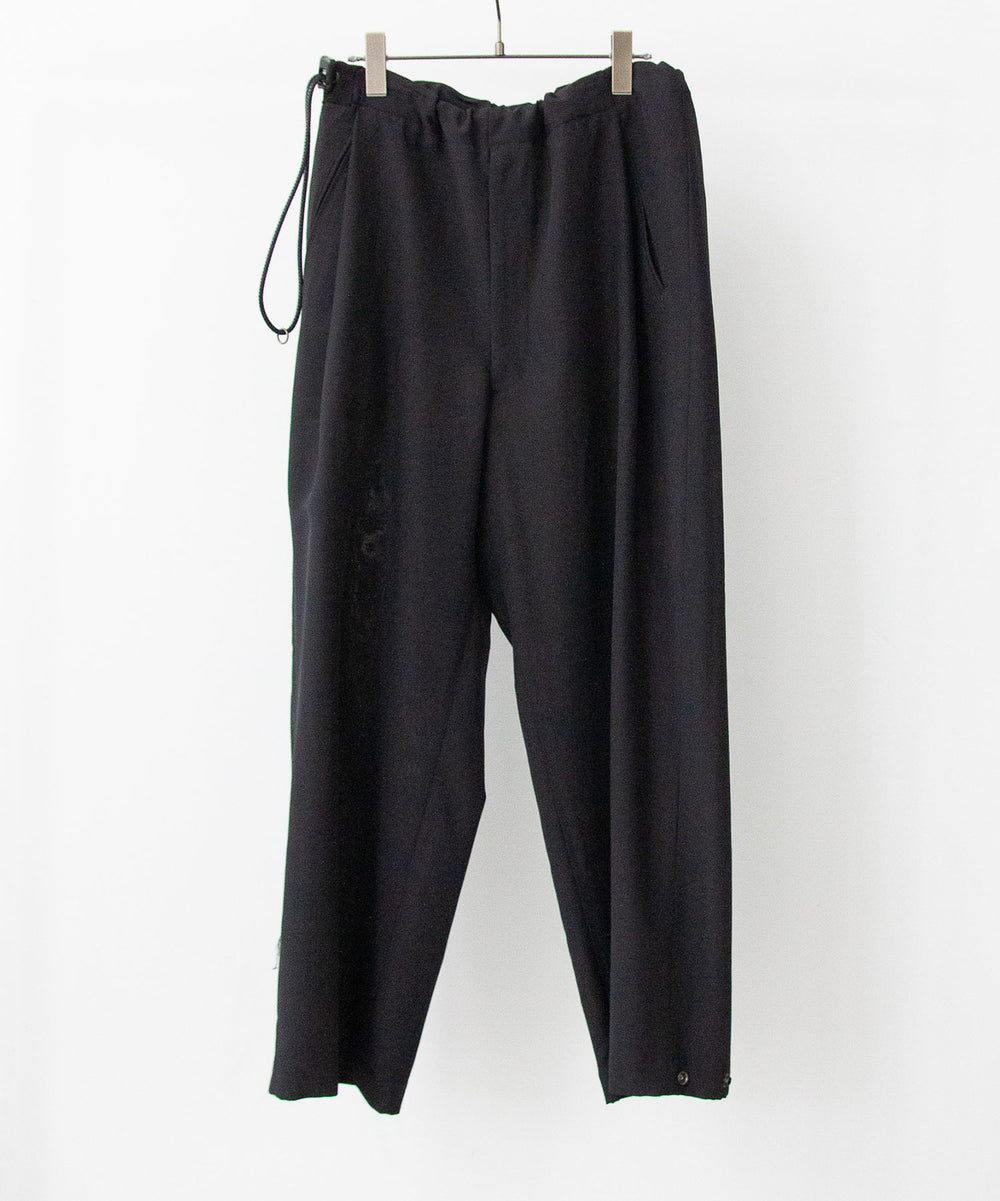  ANTHEM Aアンセムエー のWOOL RAYON TROPICAL NO-BRAINER PANTS - BLACKの公式通販サイトsession福岡セレクトショップ