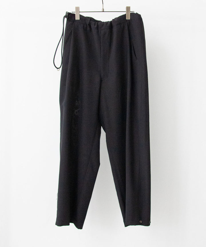  ANTHEM Aアンセムエー のWOOL RAYON TROPICAL NO-BRAINER PANTS - BLACKの公式通販サイトsession福岡セレクトショップ