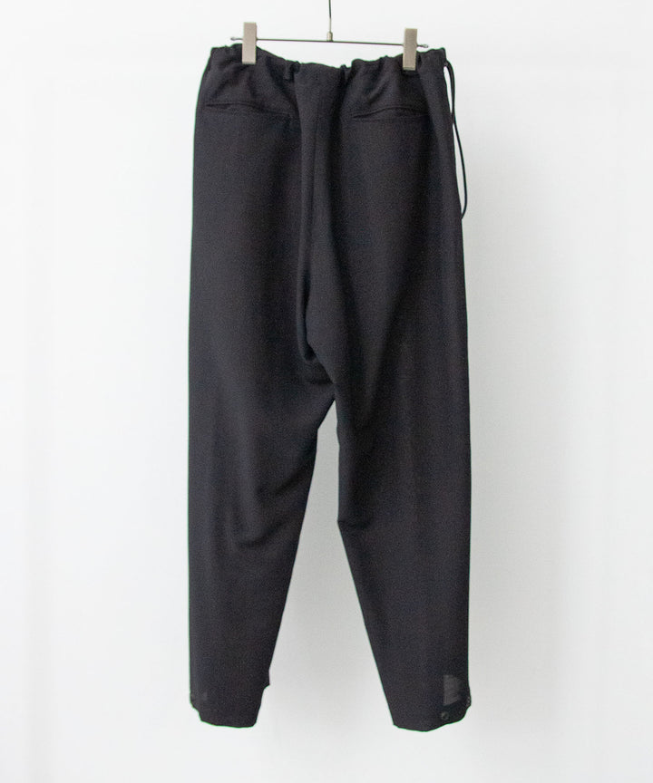 ANTHEM Aアンセムエー のWOOL RAYON TROPICAL NO-BRAINER PANTS - BLACKの公式通販サイトsession福岡セレクトショップ
