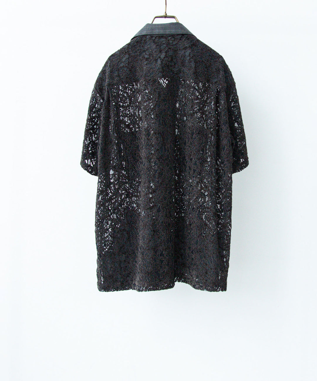  ANTHEM Aアンセムエー のCOMBINE EMBROIDERY OPEN COLLAR SHIRT - TOP GRAYの公式通販サイトsession福岡セレクトショップ