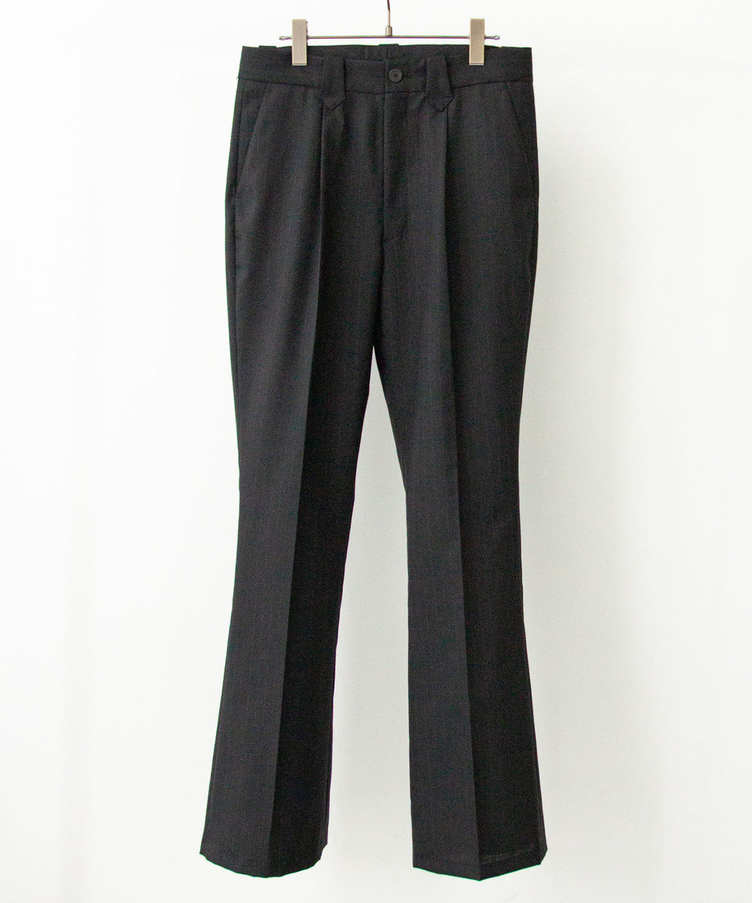 ANTHEM Aアンセムエー のWOOL STRIPE TRO FOIL WESTERN SLACKS - BLACKの公式通販サイトsession福岡セレクトショップ