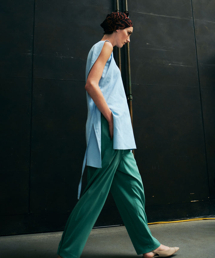 ANTHEM Aアンセムエー のPOWDERY VISCOSE NO-BRAINER PANTS - GREENの公式通販サイトsession福岡セレクトショップ