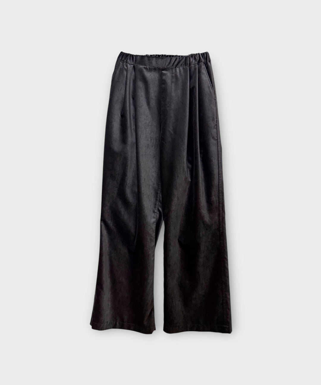 ANTHEM Aアンセムエー のCOTTON VELVET DOUBLE PLEATS EASY TROUSERS - CARBONの公式通販サイトsession福岡セレクトショップ