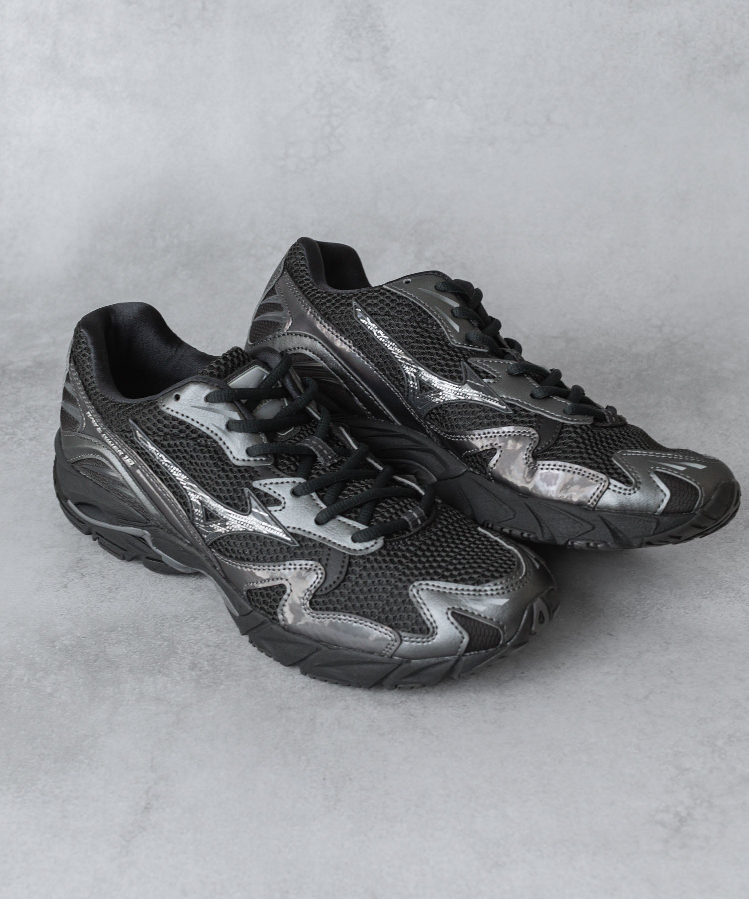 MIZUNO ミズノWAVE RIDER 10のBLACK×BLACK×METALLIC GREY 公式通販サイトsession福岡セレクトショップ