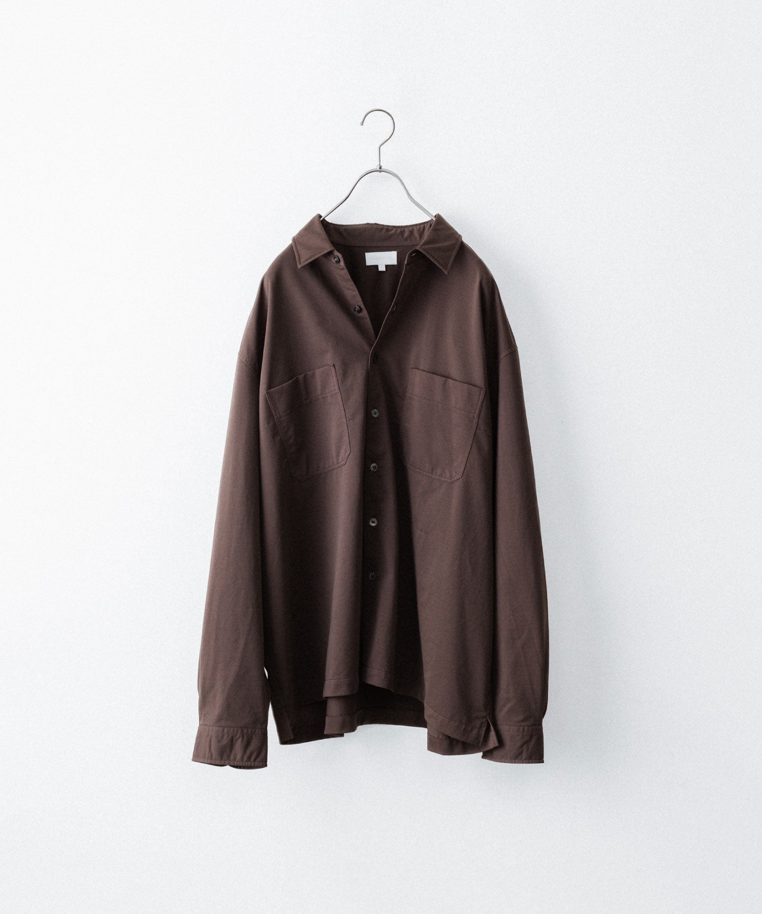 KANEMASA PHIL.】36G NYLON BALISE SHIRT - BROWN DYE | 公式通販