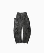 画像をギャラリービューアに読み込む, SUBLATIONS サブレーションズのCRACKING COATED BANANA CUTTING PANTSのHEATHER GRAY BASE 公式通販サイトsession福岡セレクトショップ
