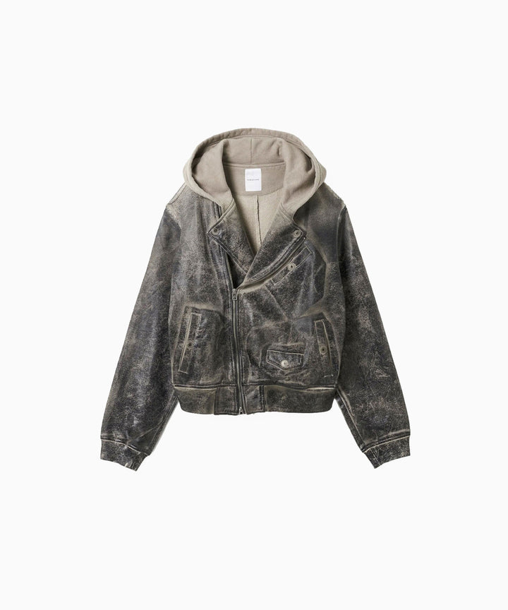 SUBLATIONS サブレーションズのCRACKING COATED RIDERS PARKAのSAND BEIGE BASE公式通販サイトsession福岡セレクトショップ