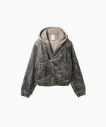 画像をギャラリービューアに読み込む, SUBLATIONS サブレーションズのCRACKING COATED RIDERS PARKAのSAND BEIGE BASE公式通販サイトsession福岡セレクトショップ
