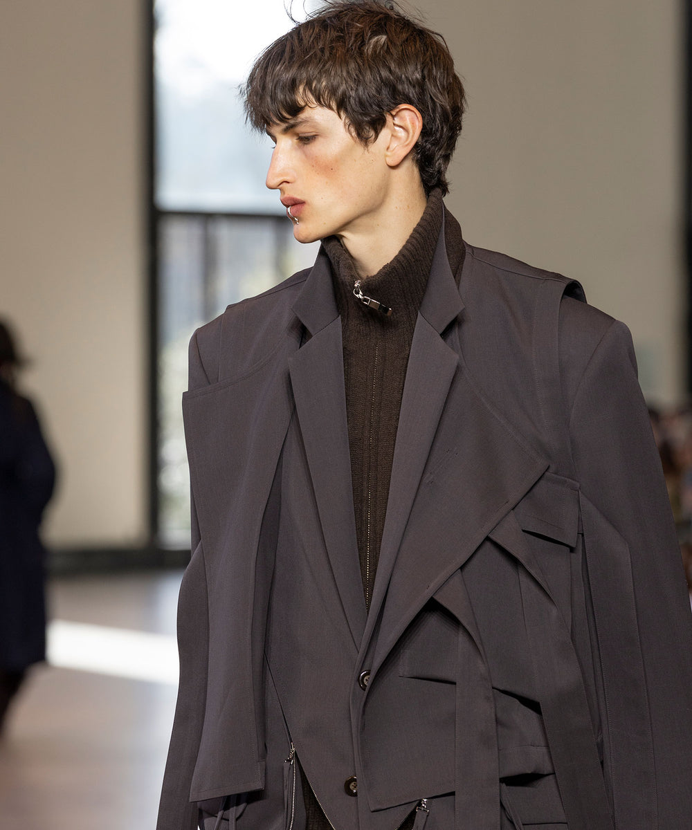 UJOH - ウジョーのBIG POCKET W BELTED VESTのSTEEL GRY公式通販サイトsession福岡セレクトショップ