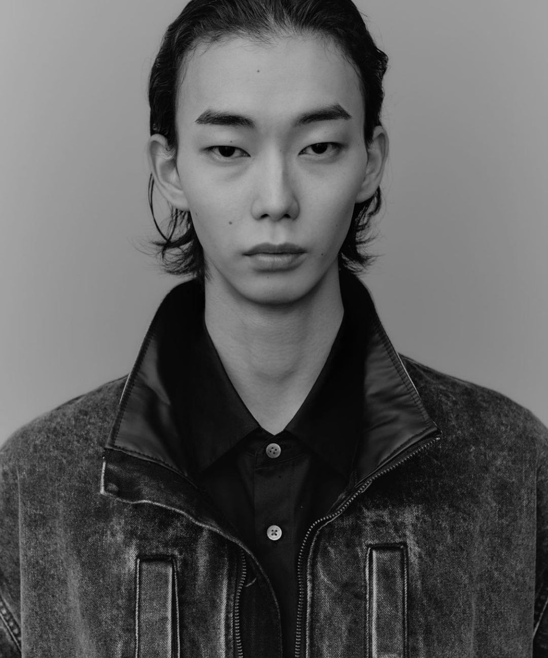 【ssstein】CHEMICAL BLEACHED DENIM MODS COAT - INDIGO