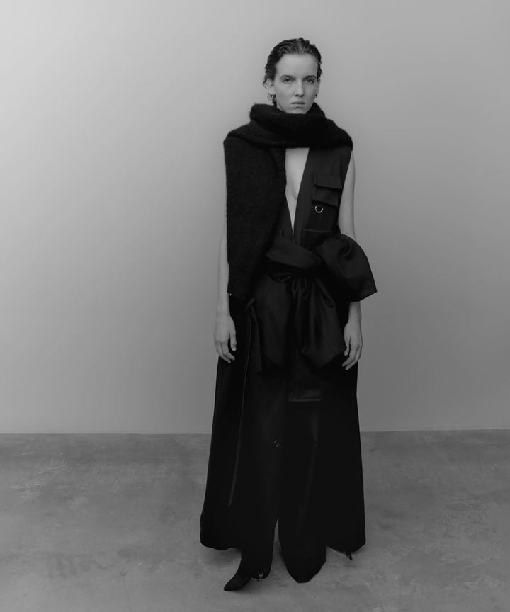 stein(シュタイン)の24SSコレクションOVERSIZED MULTI POCKET VESTのBLACK sessionセッション福岡セレクトショップ 公式通販サイト