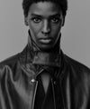 【stein】LEATHER ZIP BLOUSON - BLACK