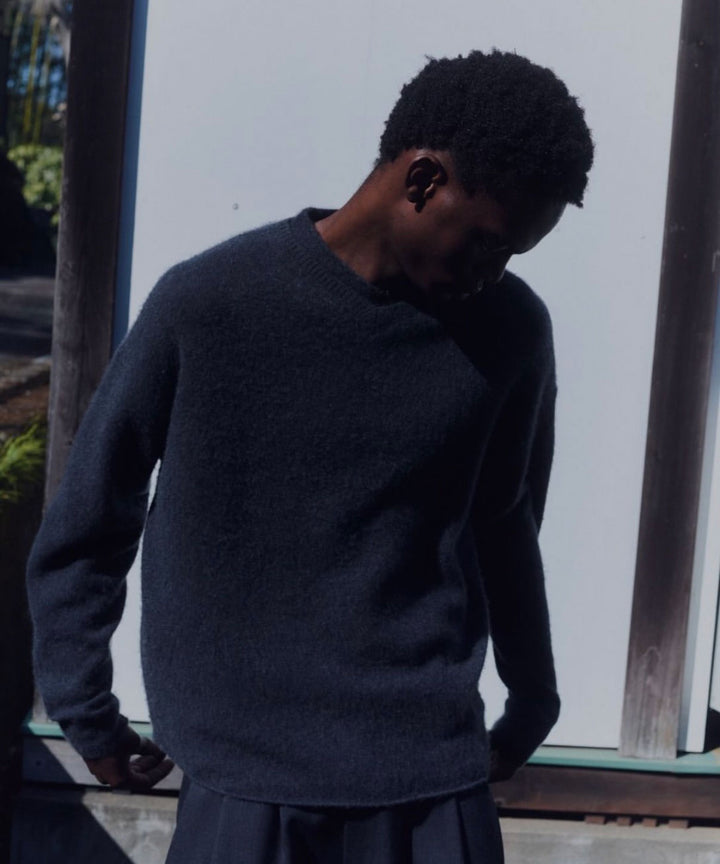 nakedgauge ネイキッドゲージのCOMFORT TOUCH DOUBLE COLLAR PULLOVERのCHARCOAL GRAY 公式通販サイトsession福岡セレクトショップ