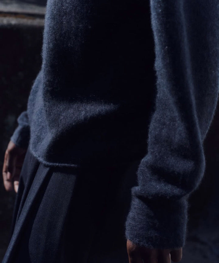 nakedgauge ネイキッドゲージのCOMFORT TOUCH DOUBLE COLLAR PULLOVERのCHARCOAL GRAY 公式通販サイトsession福岡セレクトショップ