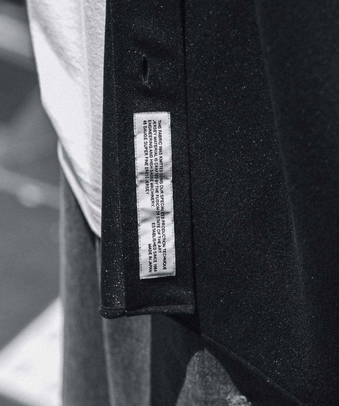 【KANEMASA PHIL.】36G CUPRO ETHER SHIRT - BLACK