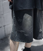 画像をギャラリービューアに読み込む, ssstein(シュタイン)のBAGGY DENIM SHORTS - BLACKの公式通販サイトsession福岡セレクトショップ
