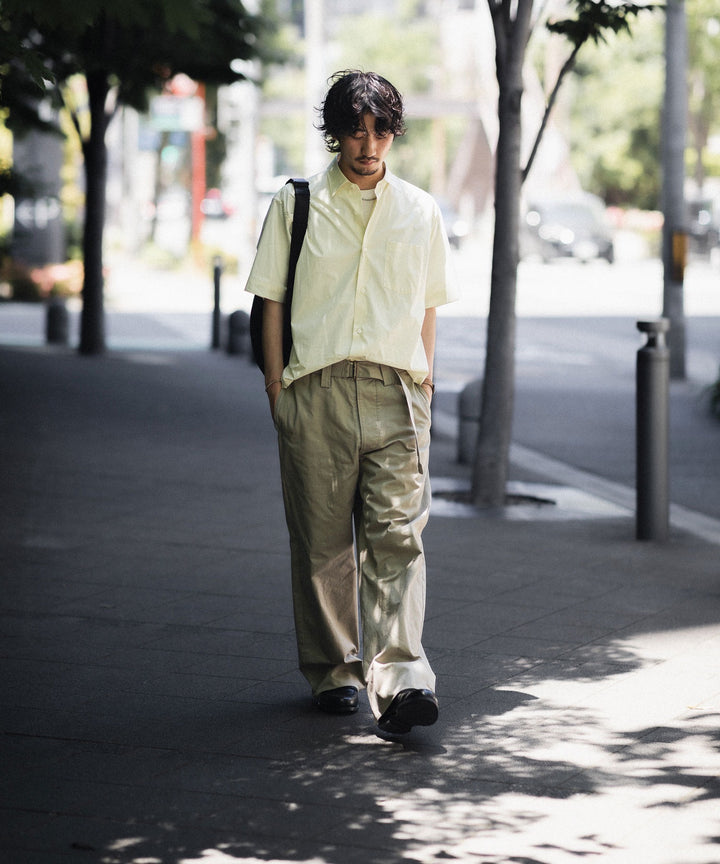 ssstein(シュタイン)のSUVIN COTTON OVERSIZED SS SHIRT - YELLOWの公式通販サイトsession福岡セレクトショップ