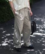 画像をギャラリービューアに読み込む, INTÉRIM インテリムのFABRIC WASHER CHINO BELTED FRENCH ARMY MIL BAGGY TROUSERのBEIGE 公式通販サイトsession福岡セレクトショップ
