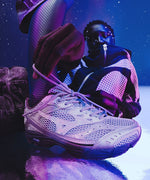 画像をギャラリービューアに読み込む, MIZUNO-ミズノのMXRのWHITE×SILVER×PURPLE公式通販サイトsession福岡セレクトショップ
