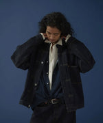画像をギャラリービューアに読み込む, 【INTÉRIM】SILK NOIL L/S REGULAR COLLAR SHIRT - NATURAL
