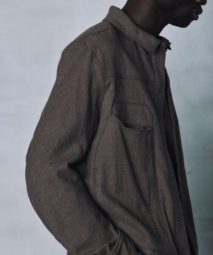 OPPOSE DUALITY オポーズデュアリティの６POCKET PANEL WOOL JACKETのBEIGE公式通販サイトsession福岡セレクトショップ