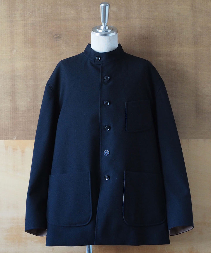 INTÉRIM(インテリム)の23AWコレクションMILITARY WOOL SERGE FORESTIEREのNAVY