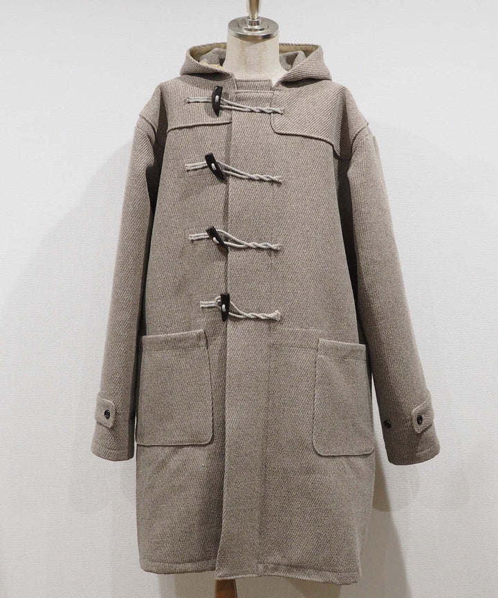 INTÉRIM(インテリム)の23AWコレクションHYPER BIG CASHMERE HEAVY ROYAL NAVY DUFFEL COAT - BEIGE