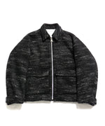 画像をギャラリービューアに読み込む, INTÉRIM(インテリム)のDOUBLE FACE HAIRY BABY LAMA WOOL SPORTS JACKET - RAW BLACKの公式通販サイトsession福岡セレクトショップ
