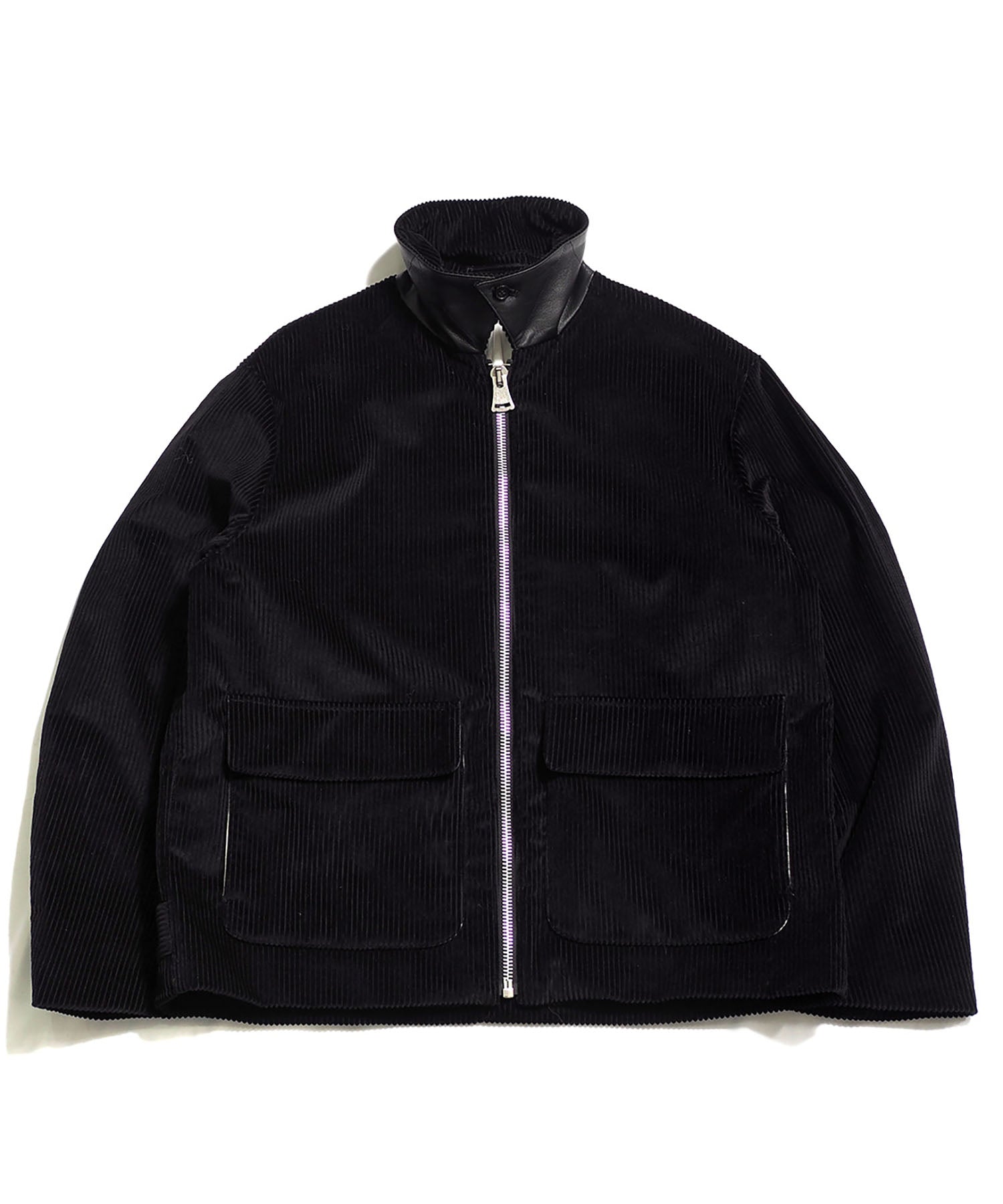 INTÉRIM(インテリム)のWIDE COTTON CORDUROY SPORTS JACKET - BLACKの公式通販サイトsession福岡セレクトショップ