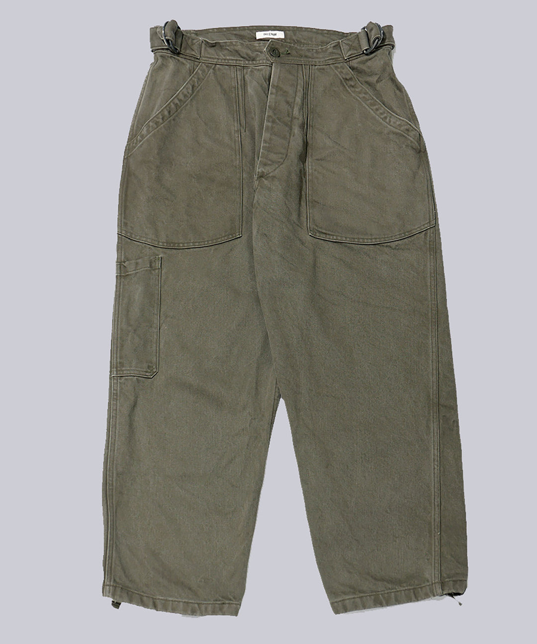 INTÉRIM(インテリム)のUSED WASHED HEAVY PIMA TWILL FRENCH AIR FORCE MECHANIC PANTS - U.OLIVEの公式通販サイトsession福岡セレクトショップ