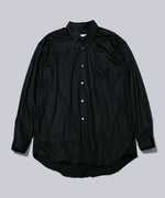 画像をギャラリービューアに読み込む, INTÉRIM(インテリム)のEXTRA FINE MERINO WOOL JERSEY L/S REGULAR SHIRT - BLACKの公式通販サイトsession福岡セレクトショップ
