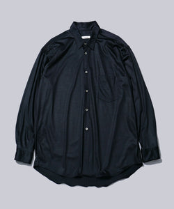 INTÉRIM(インテリム)のEXTRA FINE MERINO WOOL JERSEY L/S REGULAR SHIRT - D.NAVYの公式通販サイトsession福岡セレクトショップ